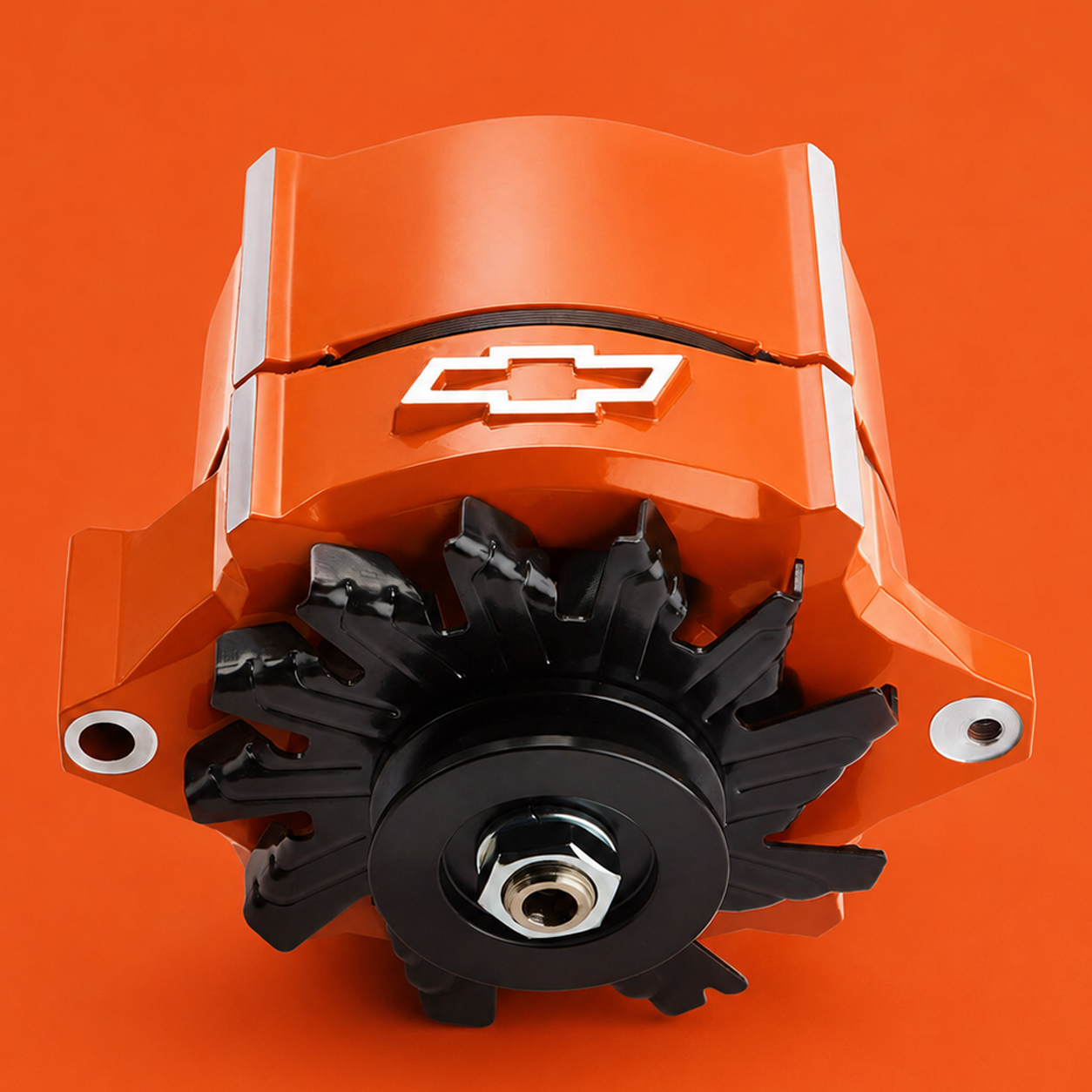 Chevy Orange with Raised/Machined Bowtie Emblem - Part #141-148