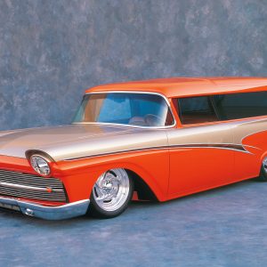 From its unusual combination of external hues and body modifications, to the performance-based
drivetrain and chassis, George Poteet’s Troy Trepanier-built Intruder is certainly one of the most
impressive cars of 2000.