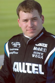 Ryan Newman displays a serious look when at the track. His relaxation comes when he gets to drive his roadster or any other of his stable of classic cars.